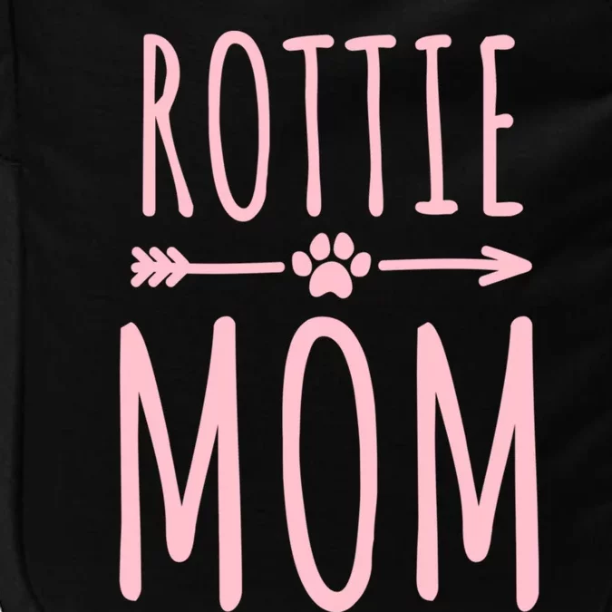 Rottweiler Mom Dog Owner Gift Rottie Mom Gift Impact Tech Backpack