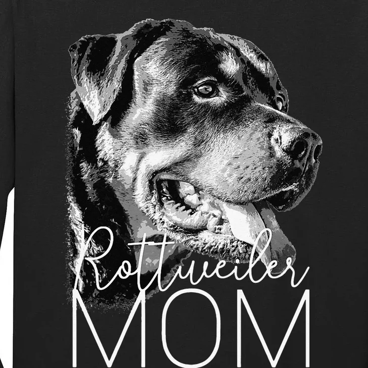 Rottweiler Mom Dog Tall Long Sleeve T-Shirt