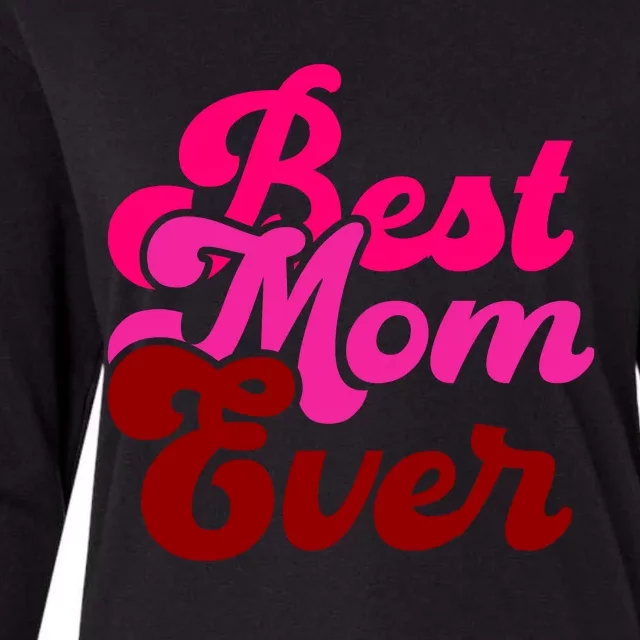 Retro Mothers Day T , Best Womens Cotton Relaxed Long Sleeve T-Shirt