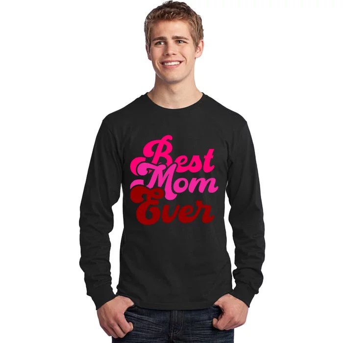 Retro Mothers Day T , Best Tall Long Sleeve T-Shirt