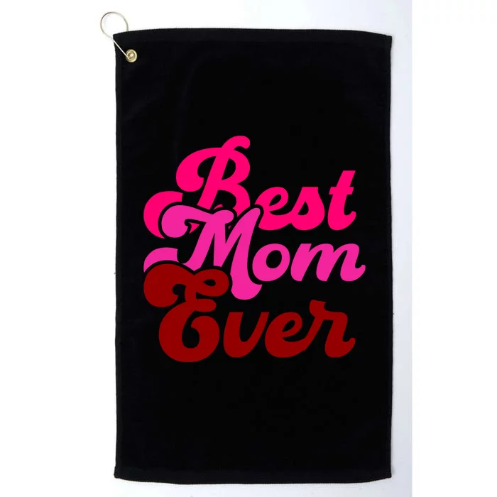 Retro Mothers Day T , Best Platinum Collection Golf Towel