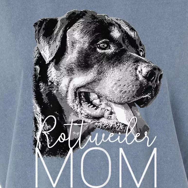 Rottweiler Mom Dog Mothers Day Gift Garment-Dyed Women's Muscle Tee