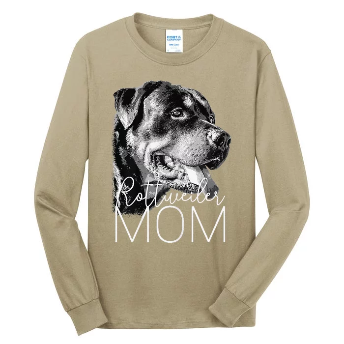 Rottweiler Mom Dog Mothers Day Gift Tall Long Sleeve T-Shirt