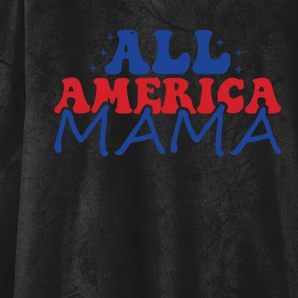 All America Mama Hooded Wearable Blanket