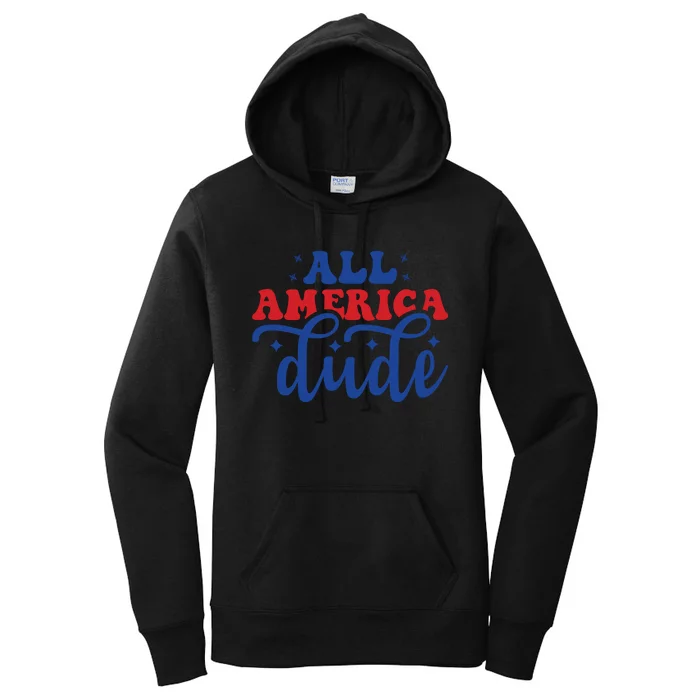 All American Dude Women's Pullover Hoodie