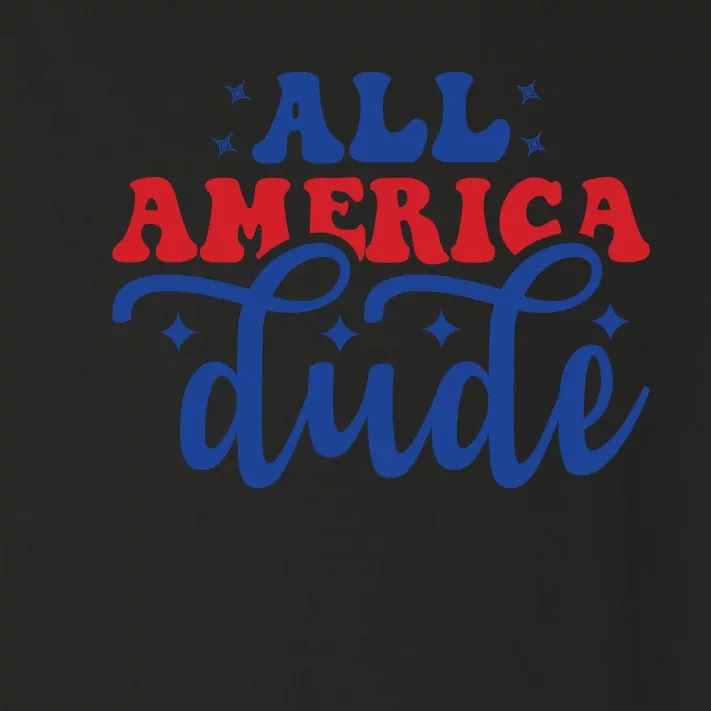 All American Dude Toddler Long Sleeve Shirt