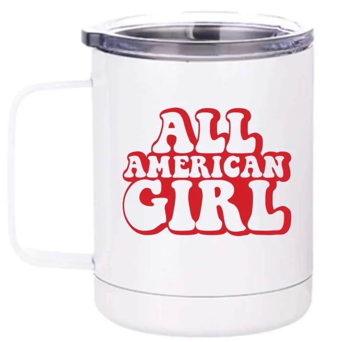 All American Front & Back 12oz Stainless Steel Tumbler Cup