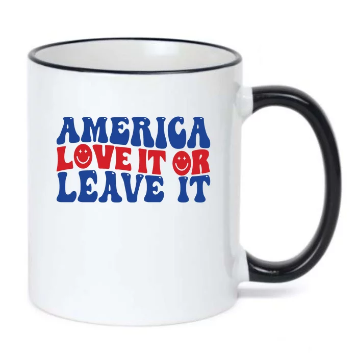 Retro Memorial Day , Ameri Black Color Changing Mug