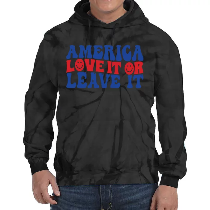 Retro Memorial Day , Ameri Tie Dye Hoodie