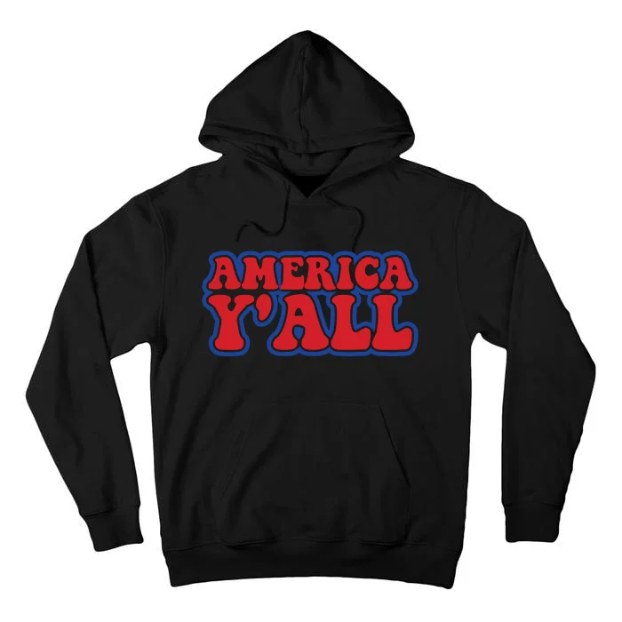 Retro Memorial Day America Tall Hoodie