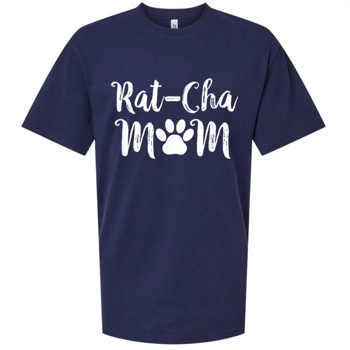 Ratcha Mom Dog Lover Sueded Cloud Jersey T-Shirt