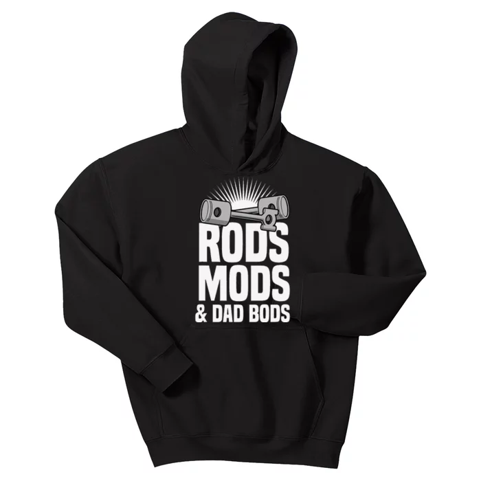 Rods Mods & Dad Bods Kids Hoodie