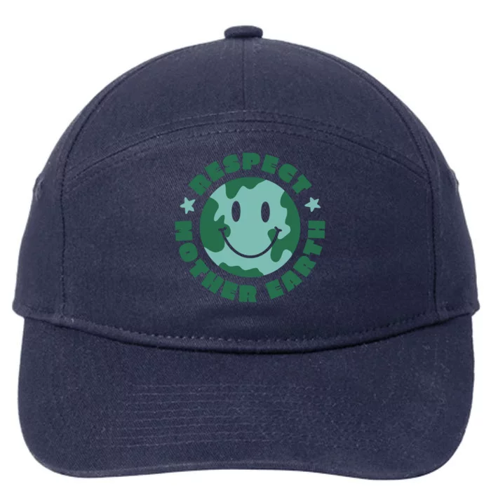 Respect Mother Earth Planet 7-Panel Snapback Hat