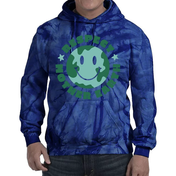 Respect Mother Earth Planet Tie Dye Hoodie