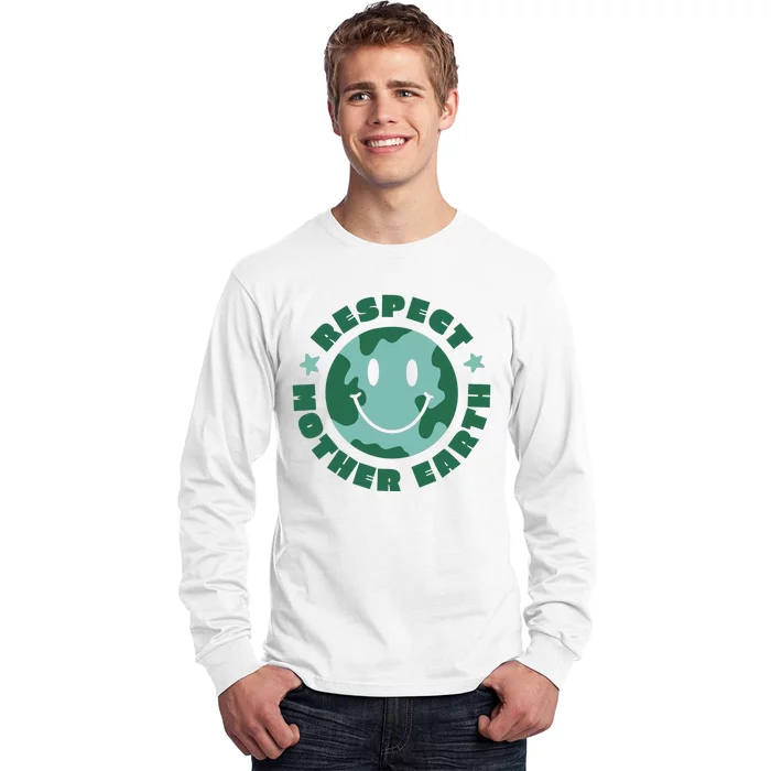 Respect Mother Earth Planet Long Sleeve Shirt