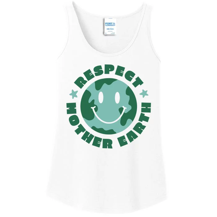 Respect Mother Earth Planet Ladies Essential Tank