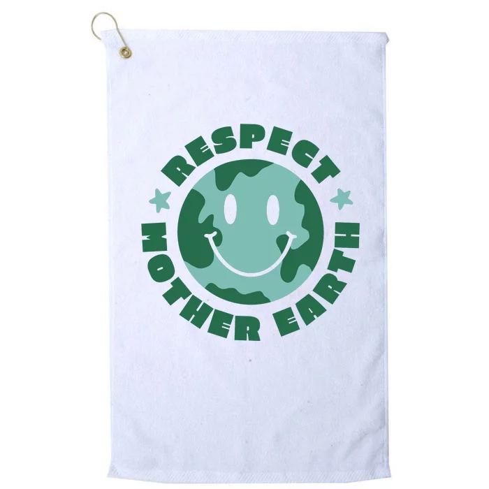 Respect Mother Earth Planet Platinum Collection Golf Towel