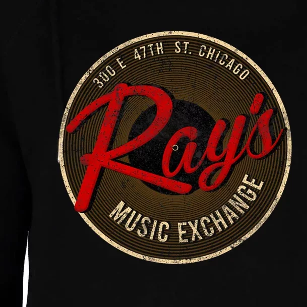 Ray Music Exchange 80s Chicago Gift Womens Funnel Neck Pullover Hood