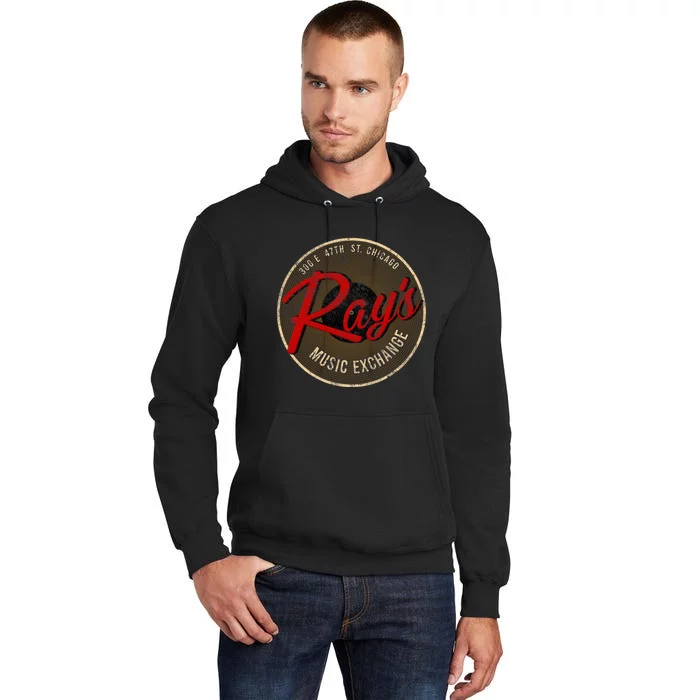 Ray Music Exchange 80s Chicago Gift Tall Hoodie