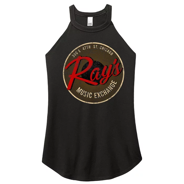 Ray Music Exchange 80s Chicago Gift Women’s Perfect Tri Rocker Tank