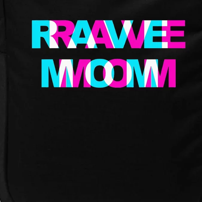 Rave Mom Edm Music Festival Mother Optical Illusion Trippy Impact Tech Backpack