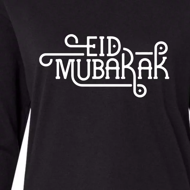 Ramadan Mubarak Eid Mubarak Gift For Womens Cotton Relaxed Long Sleeve T-Shirt