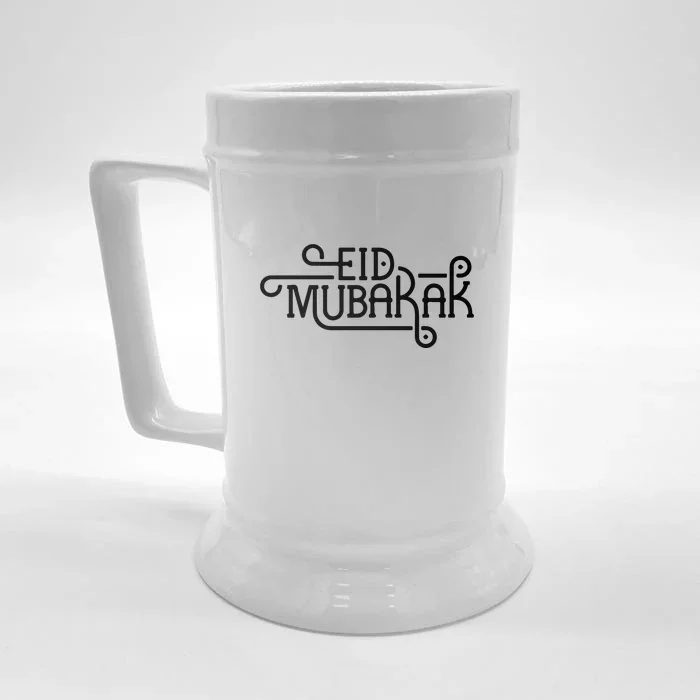 Ramadan Mubarak Eid Mubarak Gift For Front & Back Beer Stein