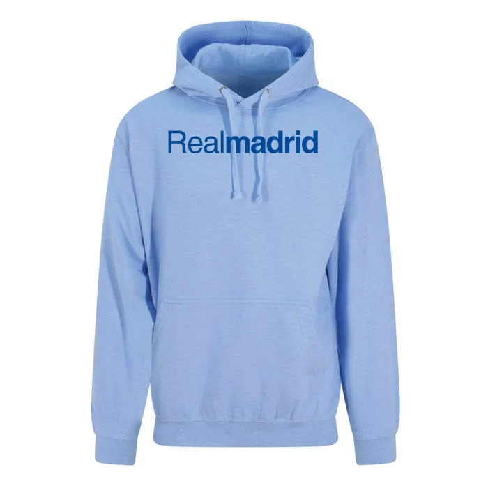 Real Madrid Football Club Text Unisex Surf Hoodie