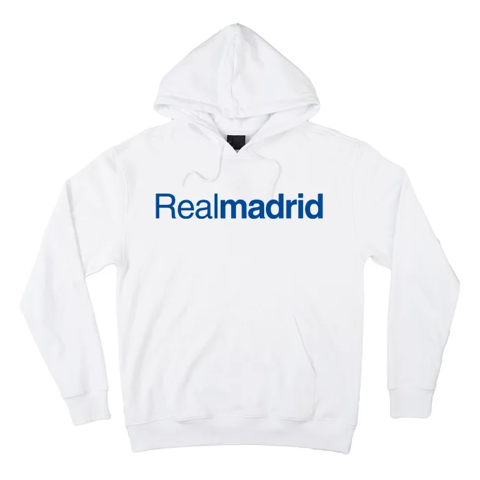 Real Madrid Football Club Text Hoodie