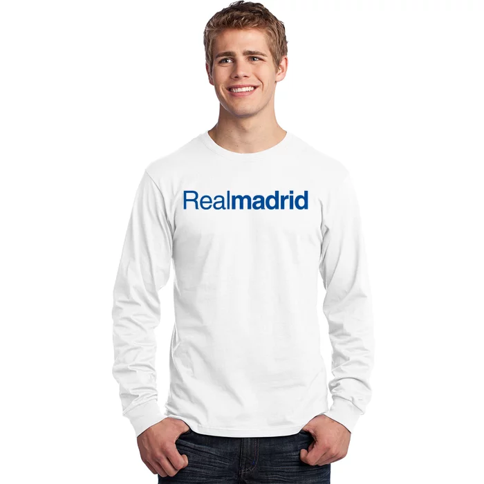 Real Madrid Football Club Text Long Sleeve Shirt