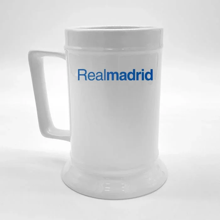 Real Madrid Football Club Text Front & Back Beer Stein