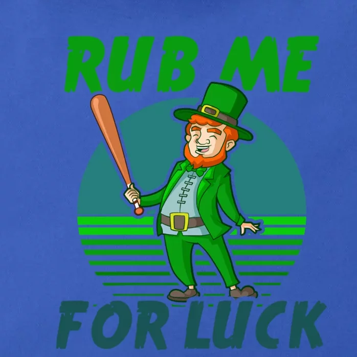 Rub Me For Luck Design St Patricks Baseball Cute Gift Zip Tote Bag