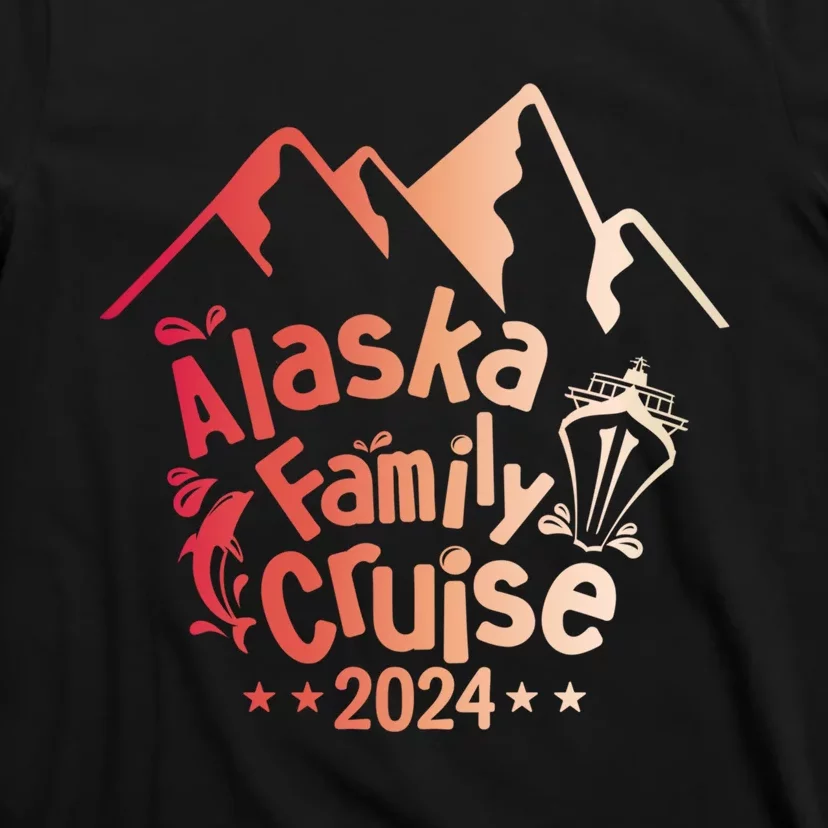 Retro Matching Family Friends Group Alaska Whale Cruise T-Shirt