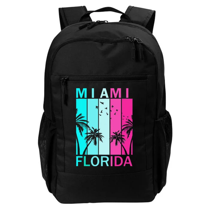 Retro Miami Florida Beach Souvenir Daily Commute Backpack