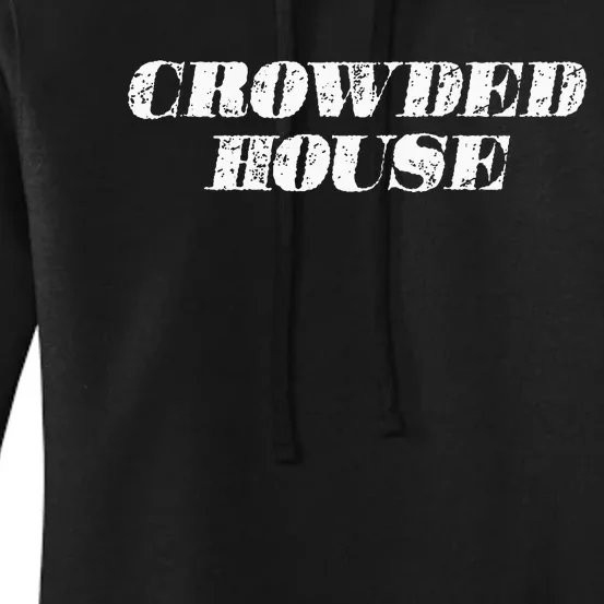 Retro Music Fun Crowded House Tops Women's Pullover Hoodie