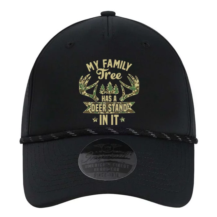 retro My Family Tree Has A Deer Stand In It  Camo Hunting Performance The Dyno Cap