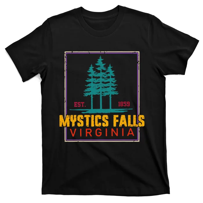 Retro Mystic Falls Virginia Vintage Man Woman T-Shirt