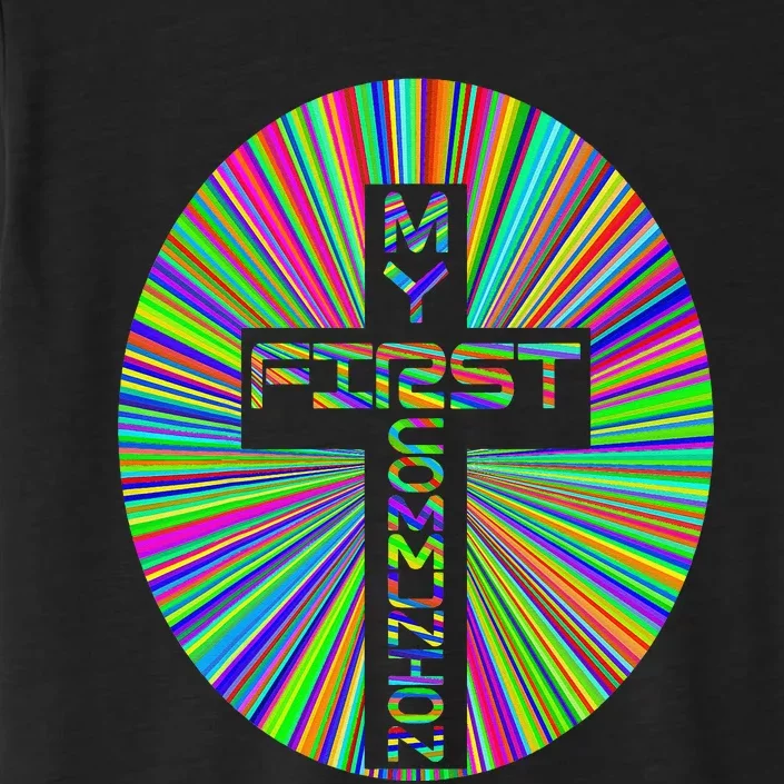 Religious My First Communion Cross Christian Faith Church ChromaSoft Performance T-Shirt