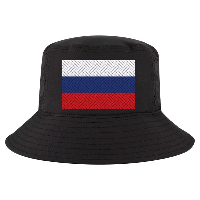 Russian Metal Flag Cool Comfort Performance Bucket Hat