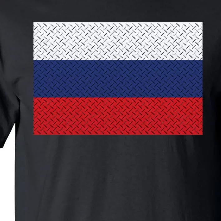 Russian Metal Flag Tall T-Shirt