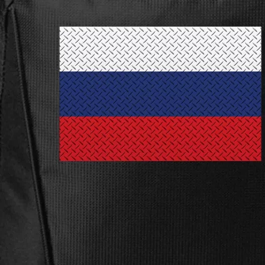 Russian Metal Flag City Backpack