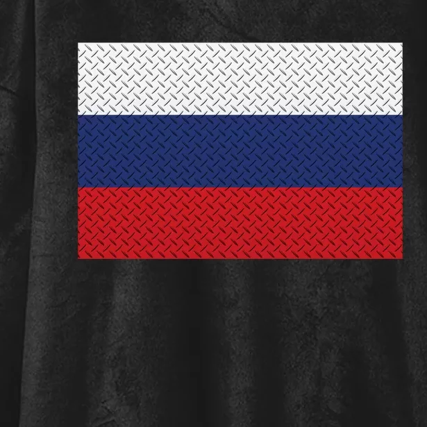 Russian Metal Flag Hooded Wearable Blanket