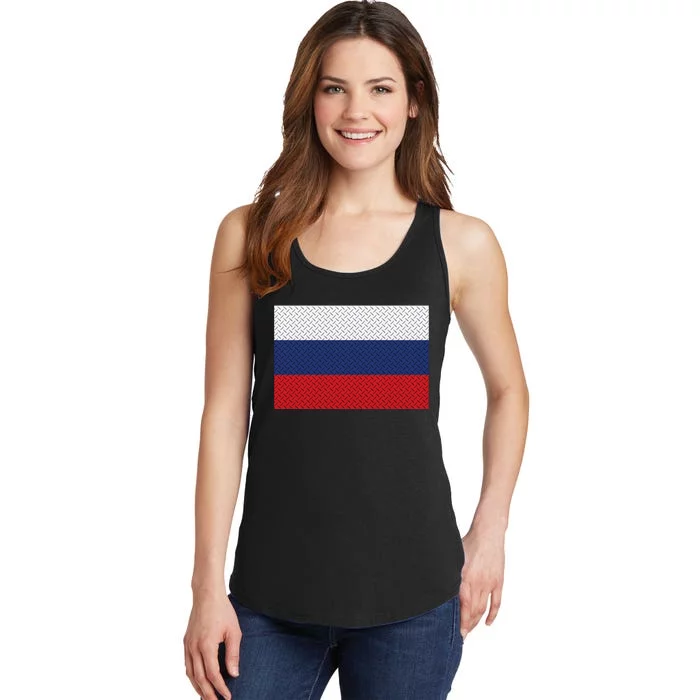 Russian Metal Flag Ladies Essential Tank