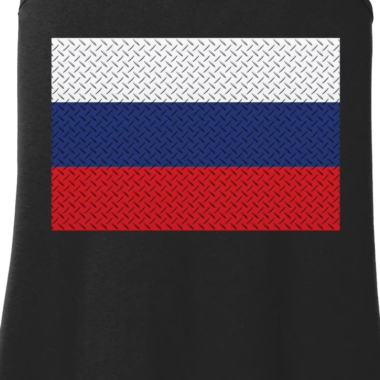 Russian Metal Flag Ladies Essential Tank