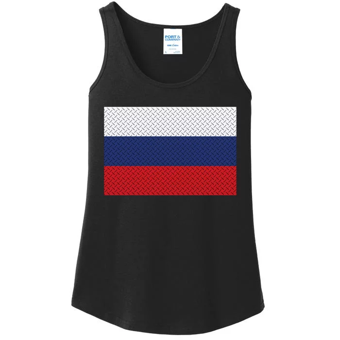 Russian Metal Flag Ladies Essential Tank