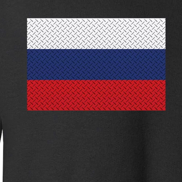 Russian Metal Flag Toddler Sweatshirt