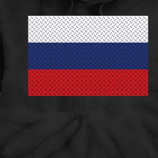 Russian Metal Flag Tie Dye Hoodie