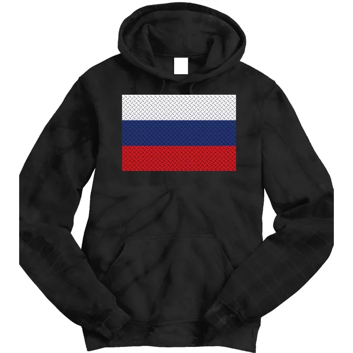 Russian Metal Flag Tie Dye Hoodie