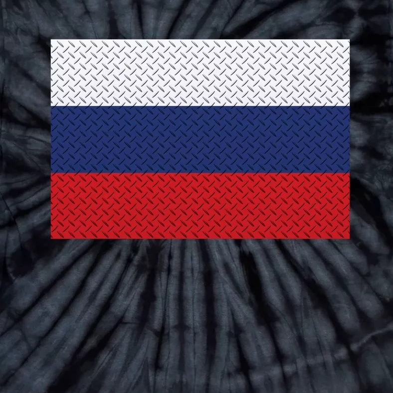 Russian Metal Flag Tie-Dye T-Shirt