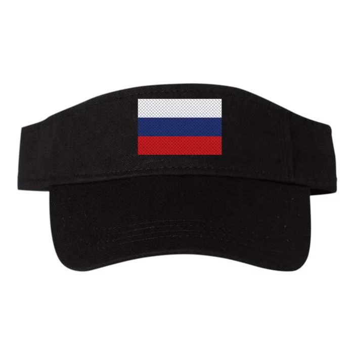 Russian Metal Flag Valucap Bio-Washed Visor